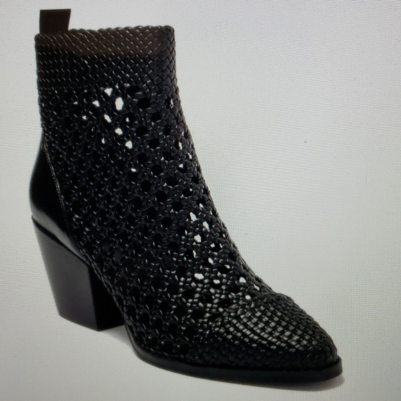 New Michael Kors Augustine Woven Ankle Mid boot - Picture 7 of 8